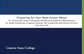 Preparing for Your Next Career Move€¦ · • Targeted resume tool—free and paid layer –Scan resume –Upload job add and uses applicant tracking system –Score • Want at