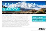 INDIA NEPAL & SRI LANKA · 2020-05-01 · Day 1 New Zealand - Kathmandu, Nepal Depart from Auckland for Nepal. Fly with airlines such as Singapore Airlines, Cathay Pacific and Thai
