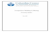 Competitive Bidding in Mining Country Indexccsi.columbia.edu/files/2019/06/Mining-Competitive... · wide variation among countries as to whether the payment of an application fee,