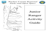 Washoe County Regional Parks and Open Space · 2020-07-20 · 1 Welcome to the Junior Ranger Program with Washoe County Regional Parks and Open Space! For a complete listing of our