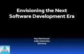 Envisioning the Next Software Development EraUbiquitous IT Society’s increasing dependence In 2010 7.1 billion embedded systems shipped [10a]; 9 billion devices connected [10e];