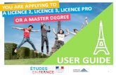 USER GUIDE - SG€¦ · upload all required documents AND complete your basket! (1 to 7 items) Pay the fees for the « Etudes en France » process Attend the Campus France Interview