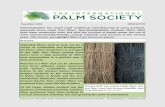 November 2018 NEWSLETTERpalms.org/wp-content/uploads/2018/11/November2018.pdf · 2018-11-11 · more environmentally-friendly, natural materials may increase in the coming years.