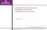 Alcohol-related assault: findings from the British Crime Survey · 2006-05-29 · alcohol-related violence as measured by the survey. 1 The surveys conducted in 1982, 1984, 1988,