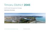Timaru District 2045 · Reference Number allocated to submission Number allocated to submission Name of submitter Sub topics ... 54 Milward Finlay Lobb Limited 55 NA & SI Walker 56