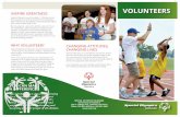 WHY VOLUNTEER? CHANGING ATTITUDES, · WHY VOLUNTEER? Special Olympics Delaware would not exist today - and could not have been created - without the time, energy, commitment and enthusiasm