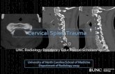 Cervical Spine Traumamsrads.web.unc.edu/.../2019/02/2019RADY401CervicalSpine.pdfIf C-spine trauma -> think CT! If ligamentous or spinal cord injury -> think MR! 4 spinal lines: anterior