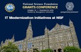 IT Modernization Initiatives at NSF · – A smooth transition for users from FastLane. 23. Proposal Submission Modernization Development. Feedback and Questions. 24. PAPPG (NSF 16-1)