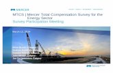 MTCS | Mercer Total Compensation Survey for the Energy Sector 2014-04-02آ  Transferring knowledge to