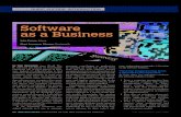 FOCUS: MULTIPARADIGM PROGRAMMING Software as a Business · his 2004 book, Michael Cusumano dis - cusses this pivotal decision, describing SaaS as a business strategy, not just an