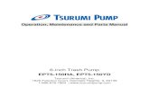 6-inch Trash Pump€¦ · Abrasive Installation: Remove 1/8" NPT plugs. Install appropriate fittings and hose between the two ports. The installation of an in-line abrasives separator