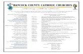 hancockcountycatholic.org · RESUME WITH SPRING PROGRAM Deacon Bill and Elaine Gray will once again lead this evening spiritual reading group beginning Monday, January 9, 2017. They