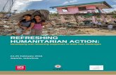 Refreshing Humanitarian Action...Committee of the Red Cross (ICRC), the Humanitarian Policy Group (HPG) and Humanitarian Forum Indonesia (HFI) convened a conference, ‘Refreshing