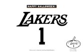 HAPPY HALLOWEEN! - National Basketball Association · HAPPY HALLOWEEN! 7 in. wide 5.4 in. tall Share yours using the hashtag #JackOLakers