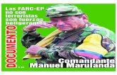 ODOCUMENTO T N E M U C O CComandanteomandante C D … · Las FARC-EP no son terroristas son fuerzas beligerantes 3 El comunicado de FARC fijando nuestra posición frente al ofrecimiento
