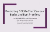 Promoting OER On Your Campus: Basics and Best …...2018/01/17  · Illinois Two-year College Data Illinois National Enrollment FTE 176,797 FTE ~ 6.5 million FTE Average Tuition: Public