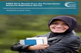 PRES 2013: Results from the Postgraduate Research Experience … · 2015-01-27 · This report presents the UK findings from the Postgraduate Research Experience Survey (PRES) 2013.