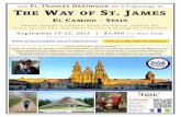 Join Fr. Thomas DeSimone T WAY OF ST. J...Join Fr. Thomas DeSimone on a Pilgrimage to THE WAY OF ST.JAMES EL CAMINO - SPAIN Madrid, Astorga, O Cebreiro, Sarria, Portomarín, Palas