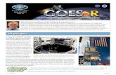 Quarterly Newsletter - GOES-R · Quarterly Newsletter April–June 2015 Issue 10 …during environmental testing, GOES-R will experience an extreme range of. Highlights. TheGOES-Rsatelliteisloweredintothe29’x65’vacuum
