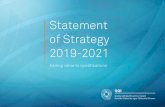Statement of Strategy 2019-2021 · Education and Training Boards, and of SOLAS, responsible for the delivery of the Further Education and Training Strategy 2014-2019. Higher education