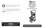 Petrol Pressure Washer - SIP · 2017-03-27 · This does not cover failure due to misuse or op-erating the pressure washer outside the scope of this manual - any claims deemed to