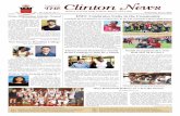 Clinton News News June 2015 EV.pdf · Henry Ordosgoitia ’77 Chief Photographer Ann Neary Journalism Advisor DeWitt C–L–I–N–T–O–N Boom! Clinton, oh Clinton, ever to thee,