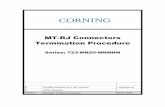 MT-RJ Connectors Termination Procedure€¦ · 26/10/2018  · MT-RJ Connectors Termination Procedure Series: 723-NN20-NNNNN Version Update address and fax number Initial Release