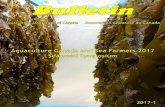 Bulletin - Aquaculture Association€¦ · organisms. Farmed seaweed production exceeded wild seaweed harvesting in 1971 and now represents 95.6% of the world’s seaweed supplies.