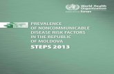 PREVALENCE OF NONCOMMUNICABLE DISEASE RISK …of Health of the Republic of Moldova, and the National Center of Public Health. PREVALENCE OF NONCOMMUNICABLE DISEASE RISK FACTORS 9 ...