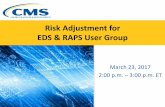 3/23/17 Risk Adjustment Webinar for RAPS & EDS · 2017-03-31 · March 23, 2017 2:00 p.m. – 3:00 p.m ... 43x, 71x, 72x, 73x, 74x, 75x, 76x, 77x, 79x, 83x, 84x, 85x • Phase II