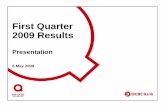 First Quarter 2009 Results - OCBC Bank · 2012-04-30 · 2009 Results Presentation 6 May 2009. 2 Agenda • Results Overview • Performance Trends • Results of Key Subsidiaries