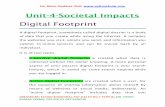 Unit-4-Societal Impacts Digital Footprintpython4csip.com/files/download/Social Impacts.pdf · protection comes in. Intellectuals Property Rights (IPR) ⚫ Intellectual property refers