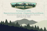 Corporate Sponsorship Opportunities€¦ · Marketing opportunity at registration desk Yes Yes Yes Customized mobile app push notifications 10 6 4 3 2 Logo branding on con-ference