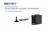 Dual Band 2G/3G Terminal Wireless... · 2017-03-24 · MLB-G1101 Wireless Terminal User Manual 5 Rev 1.1 1 INTRODUCTION 1.1 Description The MLiS MLB-G1101 is a Dual Band 2G/3G wireless