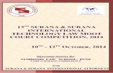 13 SURANA INTERNATIONAL TECHNOLOGY LAW MOOT COURT ... · Symbiosis Law School, Pune was established in 1977 ... curriculum, as part of the internal assessment, thus introducing the