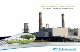 Renewables Power plants Global turnkey solutions · 2018-03-01 · district heating plant steam, hot water production power generation combined heat & power fuels wood ... management
