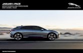 I-PACE S I-PACE SE I-PACE HSE I-PACE_Spec...Option Code I-PACE S I-PACE SE I-PACE HSE SEATING –STYLES (TABLE 2 OF 2) 14-way heated electric memory Performance front seats Requires