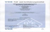 VDE 40039275 cert 0659C 0659P(1A-6.3A) 20161213 · VDE Testing and Certification Institute Zertifizierung Il Certification VDE Zertifikate Sind nur güRig bei Veröffentlichung unter: