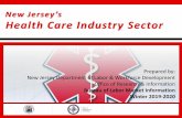 New Jersey’s Health Care Industry Sector · • From 1990 through 2018, the health care sector has added 226,800 new jobs, while all other private sector employment has had a net