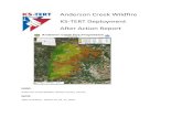 Anderson Creek Wildfire KS-TERT Deployment After Action Report TERT AAR.pdf · Anderson Creek Wildfire 2016 Conclusion-The Anderson Creek Wildfire is the largest wildfire in Kansas