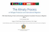 The Almaty Process...Almaty Process Key Events 15 - 16 March 2011 –First Regional Ministerial Conference on Refugee Protection and International Migration (Almaty, Kazakhstan) Almaty
