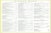 Dinner Menu - Microsoft...and fresh herbs served with home made crusty bread. Mussels Mariniere €19 .90 1kg of rope Mussels cooked in white wine sauce with a touch of fresh cream