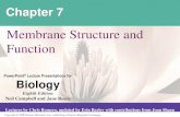 Membrane Structure and Function€¦ · Biology Eighth Edition Neil Campbell and Jane Reece Lectures by Chris Romero, updated by Erin Barley with contributions from Joan Sharp Chapter