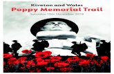 Poppy Memorial Trail - WordPress.com...2 Poppy Memorial Trail Poppy Memorial Trail 3 As we mark the centenary of the end of World War 1, we have decorated the 4 memorial sites in the