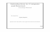 Introduction to Compute and Internet · INTRODUCTION TO COMPUTER AND THE INTERNET Course Description The course covers basic concepts of the computer, computer operating systems,