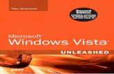 Microsoft® Windows® Vista™ Unleashed, Second Edition Publisherptgmedia.pearsoncmg.com/images/9780672330131/... · covering the ins and outs of four important Vista power tools: