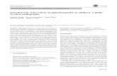 Intrathoracic tuberculous lymphadenopathy in children: a guide to … · 2017-09-18 · lymph node enlargement in primary pulmonary tuberculosis. ... can confirm the presence of hilar