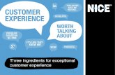 Three ingredients for exceptional customer experience · Three Ingredients for Exceptional Customer Experience #1 Its about the journey…. A Typical Customer Journey Buy something