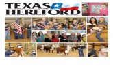 The Official Publication of the Texas Hereford Association ... · The Official Publication of the Texas Hereford Association August 2020. Conragtulations from Barber Ranch! BR Halsey