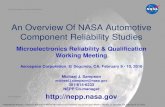 An Overview Of NASA Automotive Component …...An Overview Of NASA Automotive Component Reliability Studies National Aeronautics and Space Administration Aerospace Corporation, El